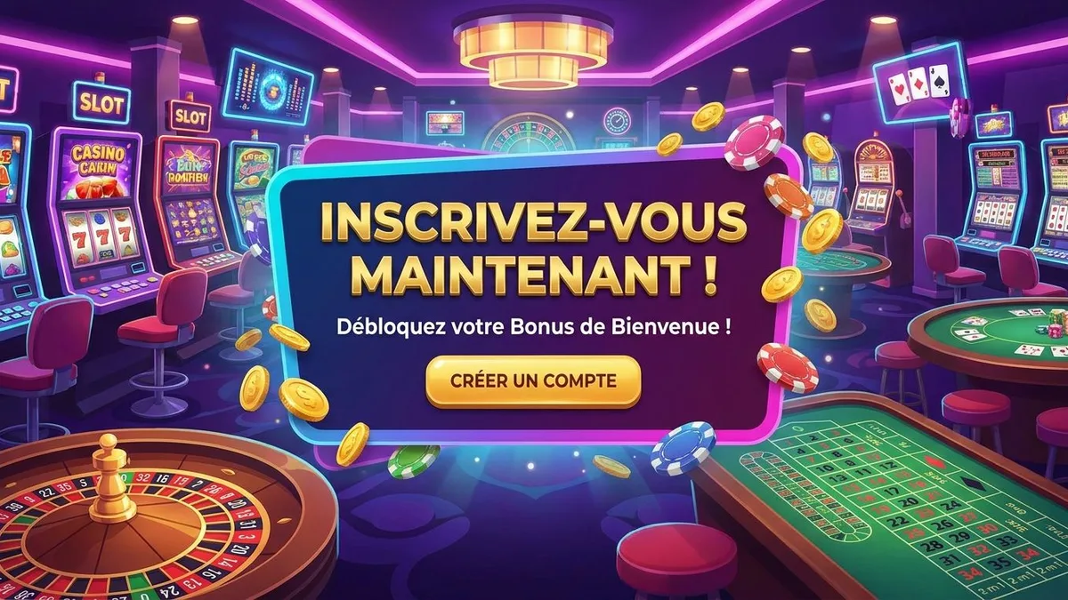 Inscription avec bonus